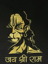 Hanuman Embroidered Oversized T-Shirt