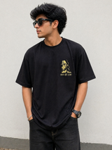 Hanuman Embroidered Oversized T-Shirt