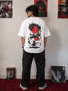 Zuno Zyra Dragon Oversized White T-Shirt