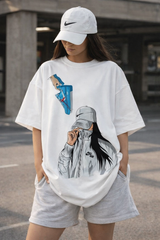 Urban Sneaker Girl Oversized T-Shirt