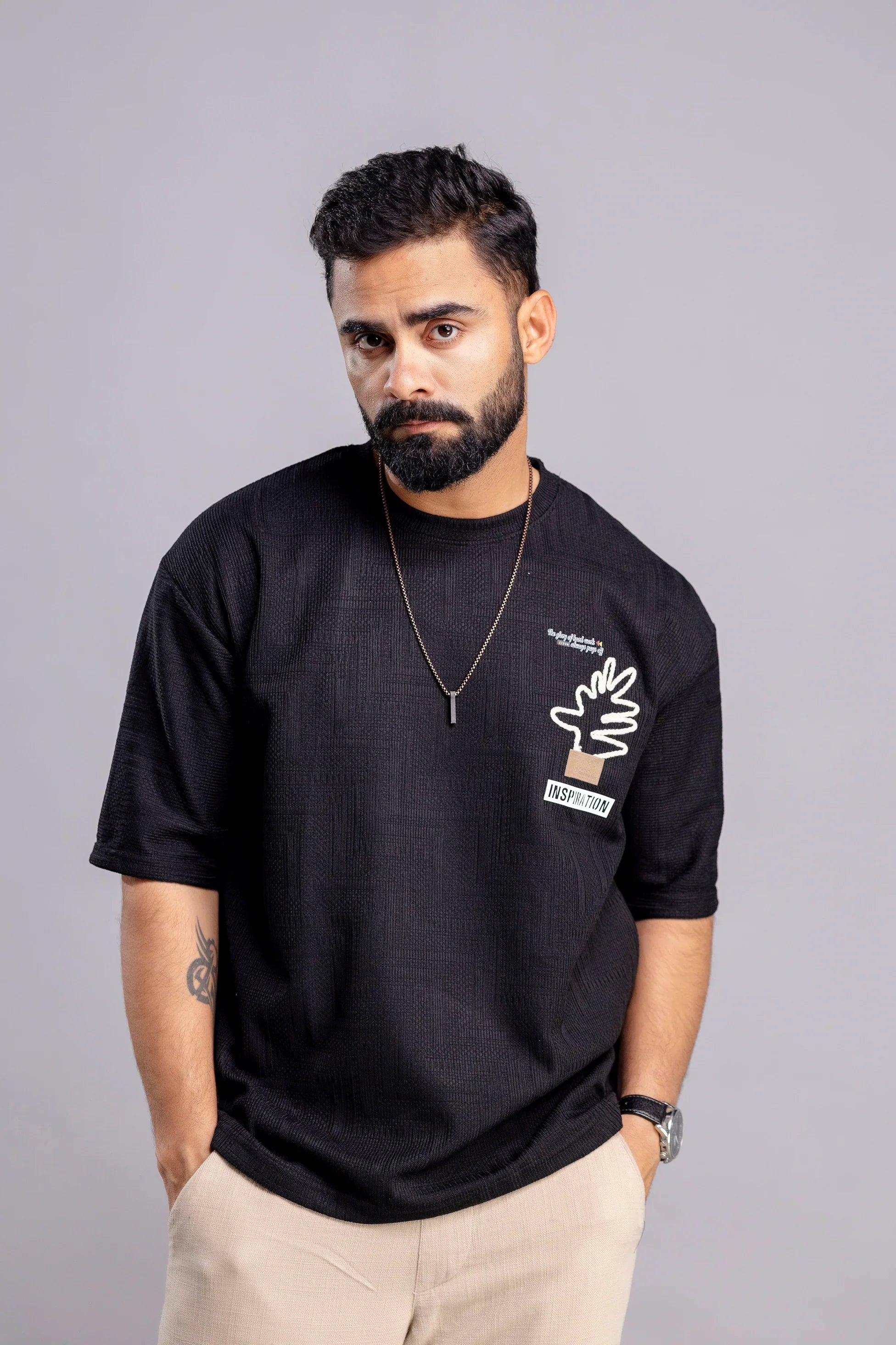 Embroidery Oversized T-Shirts mens