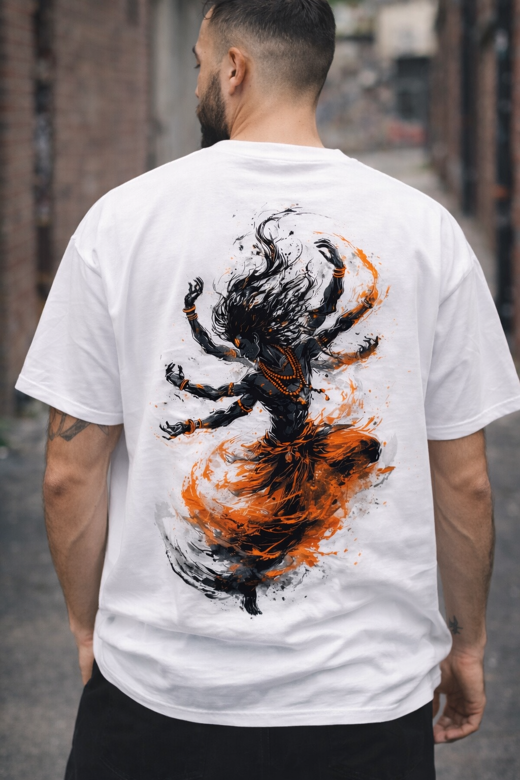 Lord Shiva Printed Oversized