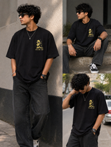 Hanuman Embroidered Oversized T-Shirt