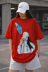 Urban Sneaker Girl Oversized T-Shirt